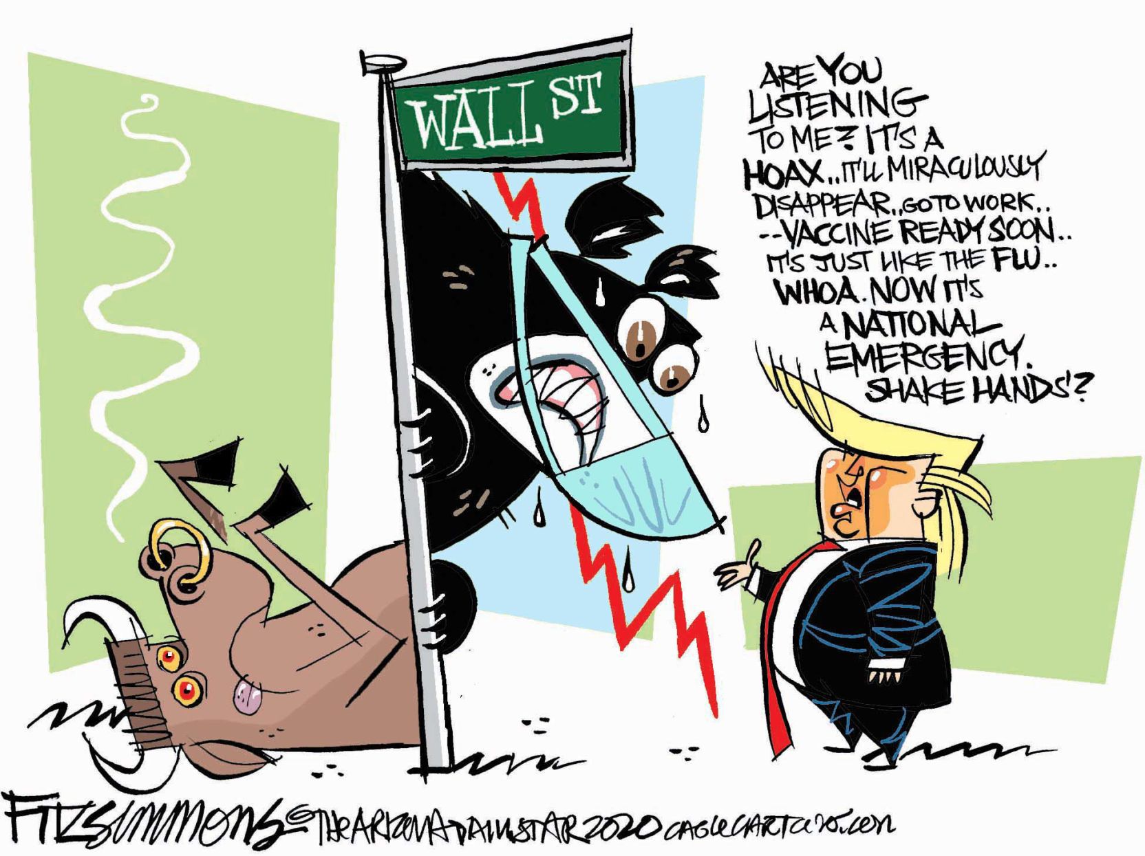 Daily Fitz Cartoon: Wall Street